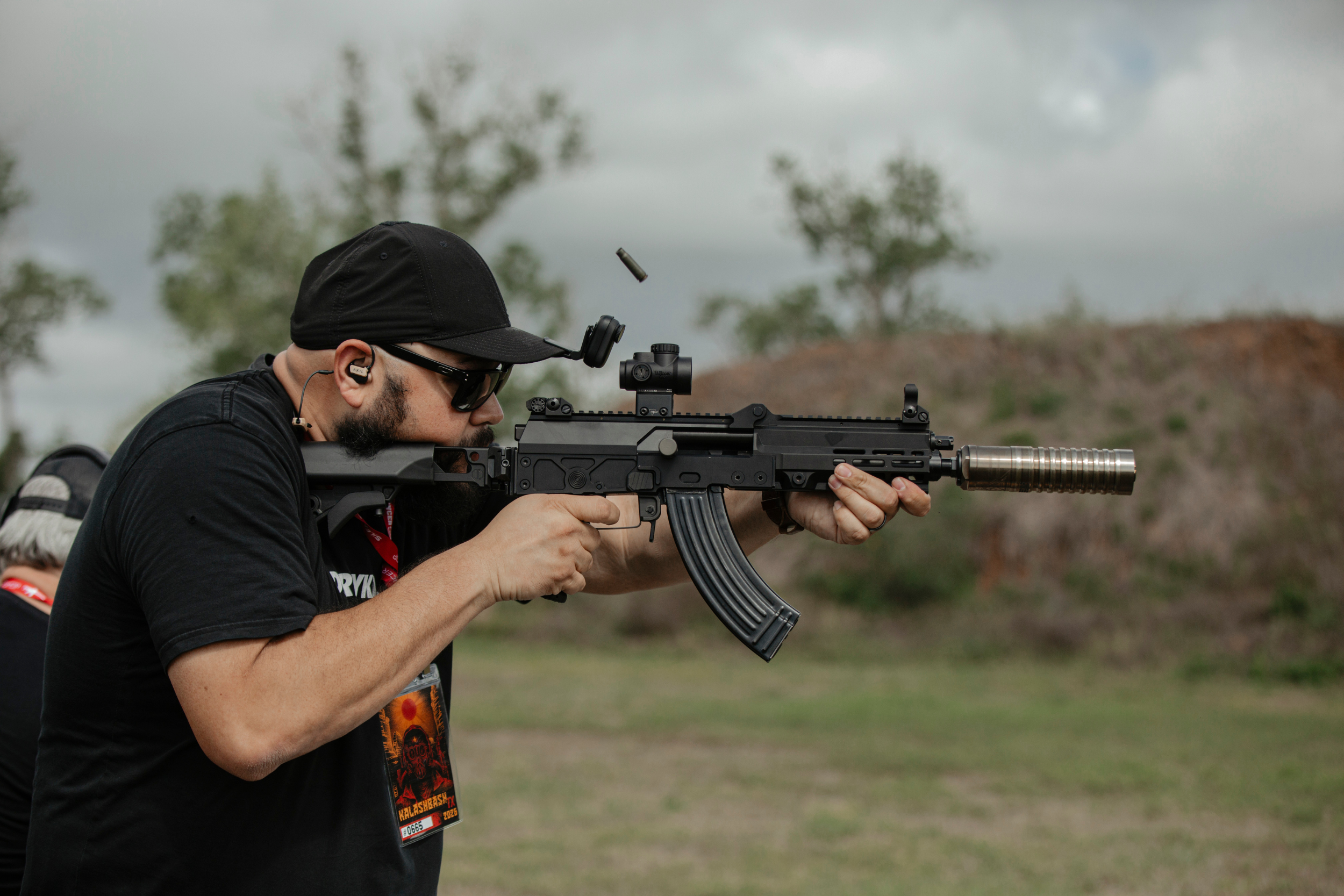 banka range photo man with firearm